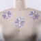 3 Pieces 3" Lavender Daisy Iron On Flower Embroidery Patches for Jackets Crafts Clothing